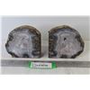 Image 1 : (2) Geode Bookends
