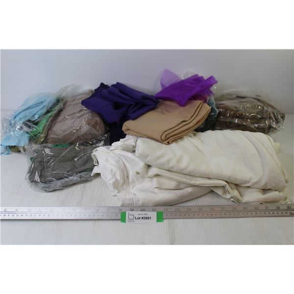 Assortment of Material & Clothing Scraps