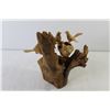 Image 4 : Carved Wooden Nesting Birds on Driftwood