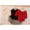 Image 1 : Crinoline/Skirt - (2) Blouses (no sizes)