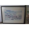 Image 2 : (2) Framed Signed Water Colors - Saskatoon Cityscape(24 3/4" x 19 1/4") - (18 1/2" x 23 1/2")