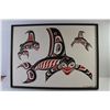 Image 5 : *Signed Indigenous Themed Oil Painting on Canvas on Board Backing (30 1/2" x 23 1/2")