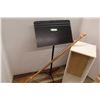 Image 3 : *Cabinet (12" x 12" x 24 1/4"h) - Manhasset Sheet Music Stand - Floor Chair Mat - Wooden Rod