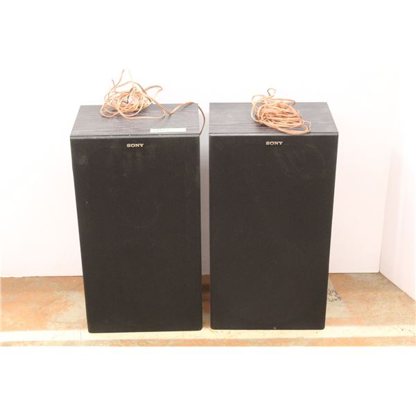 *(2) Sony Speakers (untested)