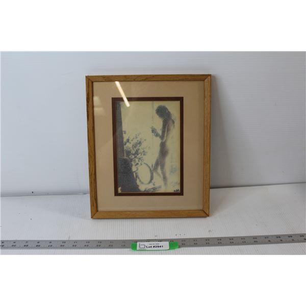 Women Silhouette Art by Bouhard - 11" x 13"