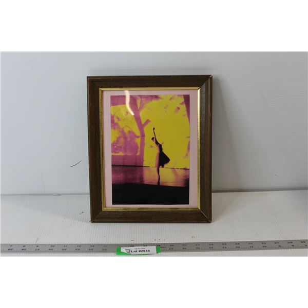 Ballerina Silhouette Art - 10" x 12"