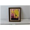 Image 1 : Ballerina Silhouette Art - 10" x 12"
