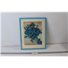 Image 1 : Blue Flowers In Vase Art - 11 3/4" x 14 3/4"
