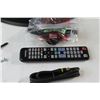 Image 3 : Samsung TV with Remote - Untested, Monster Cable, TV Wall Mount, (20) Bolts - Varying Sizes, Misc.