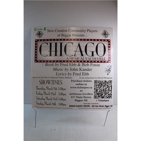 *Biggar Saskatchewan Musical Production Sign