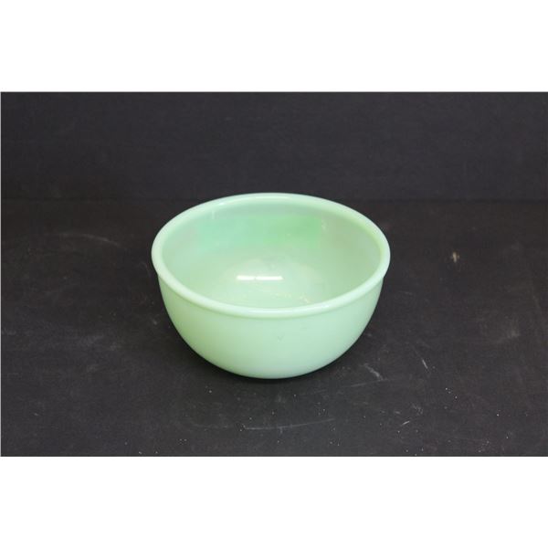 Jadeite Glass Bowl - 6" - No Maker Mark
