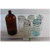 Image 1 : (5) Jars and Bottle