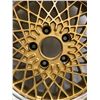 Image 2 : Set of 4 RIken Mesh custom wheel - sz 8JJ x 16 (color gold/silver)