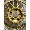 Image 2 : Set of 4 Blem finish clear coated 16" wheels (color gold)