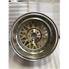 Image 3 : Set of 4 Blem finish clear coated 16" wheels (color gold)