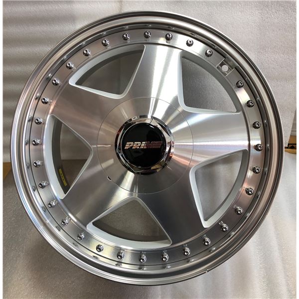 Set of 4 Blem finish clear coated 16  wheels (color mach white)