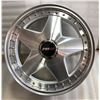 Image 1 : Set of 4 Blem finish clear coated 16" wheels (color mach white)