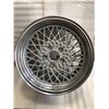 Image 1 : Set of 4 Riken Mesh custom wheel - sz 8JJ x 16 (color silver)