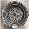 Image 3 : Set of 4 Riken Mesh custom wheel - sz 8JJ x 16 (color silver)