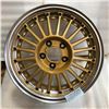 Image 1 : Set of 4 Riken VTX FR wheels - sz 7-JJ x 15 (color gold) part no. 65-5425-VGR