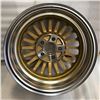 Image 3 : Set of 4 Riken VTX FR wheels - sz 7-JJ x 15 (color gold) part no. 65-5425-VGR
