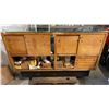 Image 2 : Wooden glass display showcase (approx 16in L x 20in W x 36in H) Contents NOT included