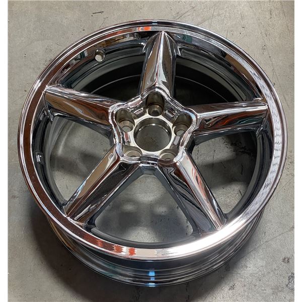 Group of 3 Prime chromed finish wheels - sz 16 x 6