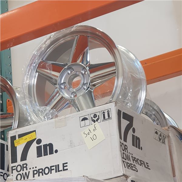 Information Rims Group Group of 6 17in 5 spoke wheels - 17 x 8.5 - Offset might be different