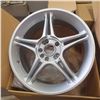 Image 1 : Group of 3 Alpha Av-5 light alloy wheels - sz 17 x 7.5JJ