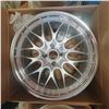 Image 1 : Group of 2 Eagle Alloys jaguar silver wheels - sz 18 x 7.5