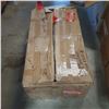 Image 2 : Box of parts for black plastic shelving unit (some parts may be missing)