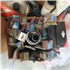 Image 2 : Large group of misc - includes box full of windshield wipers / service parts / umbrellas / fabric pr