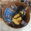Image 3 : Large group of misc - includes box full of windshield wipers / service parts / umbrellas / fabric pr