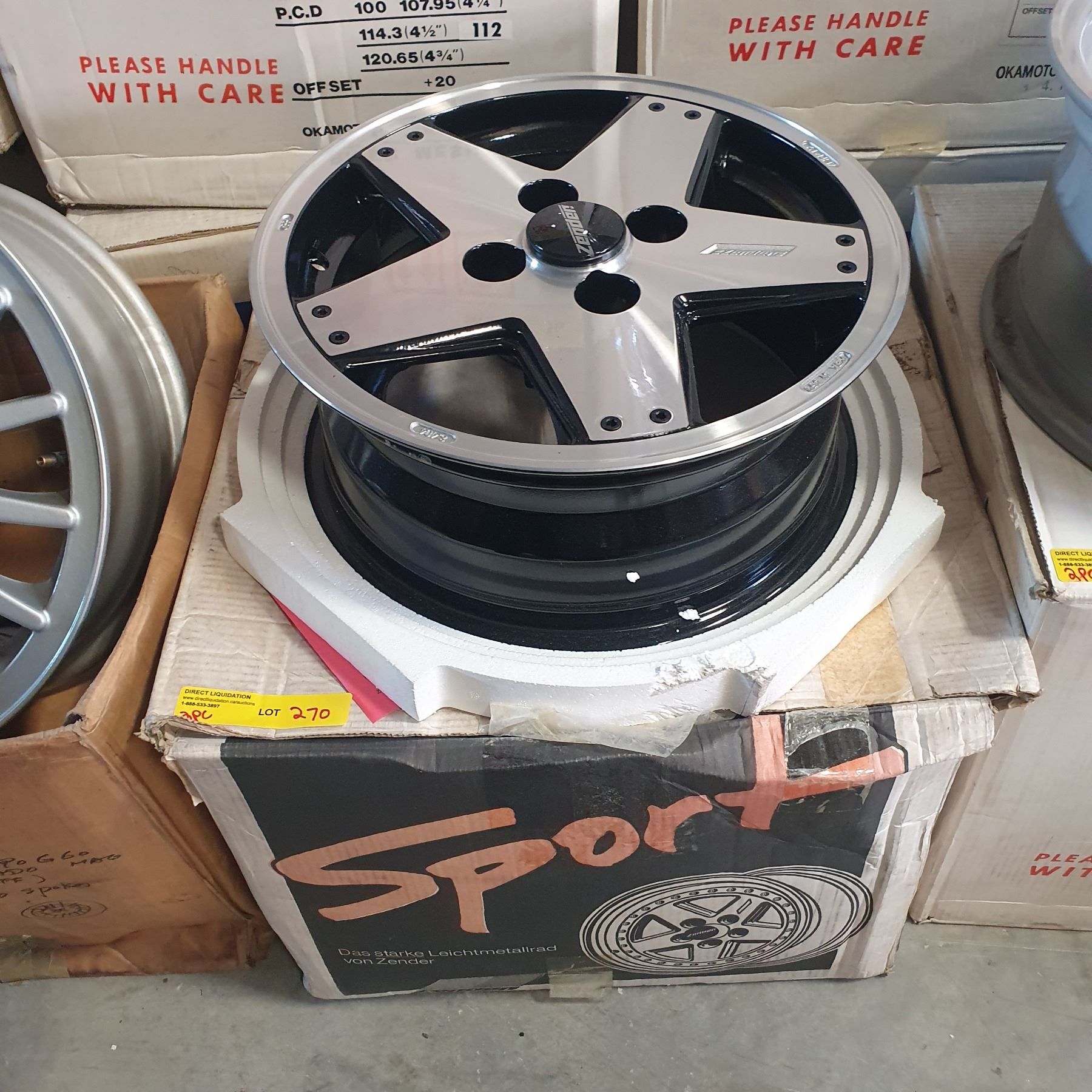 Zender Rims Group of 3 Zender sports wheels - sz 14 x 6