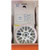 Image 2 : Set of 4 Work Ryver pearl white wheels - sz 16 x 8JJ