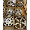 Image 1 : Group of 6 assorted single wheels rim - includes Subaru / M.Benz / racing wheel etc
