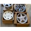 Image 2 : Group of 8 assorted single wheels rim - includes Riken / Chevrolet wheel etc