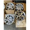 Image 2 : Group of 6 assorted single wheels rim - includes Dodge Neon / M.Benz / Honda Civic wheel etc