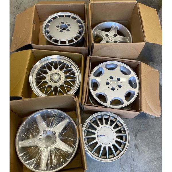 Group of 6 assorted single wheels rim - includes Inter Milano Mesh ...