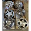 Image 1 : Group of 6 assorted single wheels rim - includes American Racing Equipment custom wheels / Reiken et