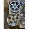Image 2 : Group of 6 assorted single wheels rim - includes Racing Mesh / M.Benz etc