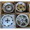 Image 2 : Group of 6 assorted single wheels rim - includes Borbet / M.Benz / Diecastal etc