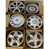 Image 1 : Group of 6 assorted single wheels rim - includes BMW / M.Benz wheel etc