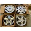 Image 2 : Group of 6 assorted single wheels rim - includes BMW / M.Benz wheel etc