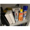 Image 2 : Shelf lot of assorted - includes jack stand / brake pad set oil filter etc