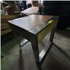 Image 2 : Metal Framed Wood Table  PICK-UP LOCATION: 2635 LILLOOET STREET, VANCOUVER, BC. V5M 4P7