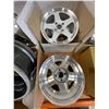 Image 2 : Group of 8 assorted single wheels rim - includes racing wheels / Raze / American racing wheels etc