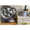 Image 1 : Group of 7 assorted single wheels rim - includes 2 BMW wheels / AZ Sports wheel etc