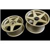 Image 1 : NEW Group of 4 WORK wheels - 2 wheels are size: 17 x 10JJ - 5 x 114.3 - 0ffset: 45 - 2 wheel is Size