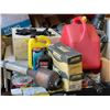 Image 2 : Large group of misc - includes HID lighting / jerry can / safety glasses / misc tools etc